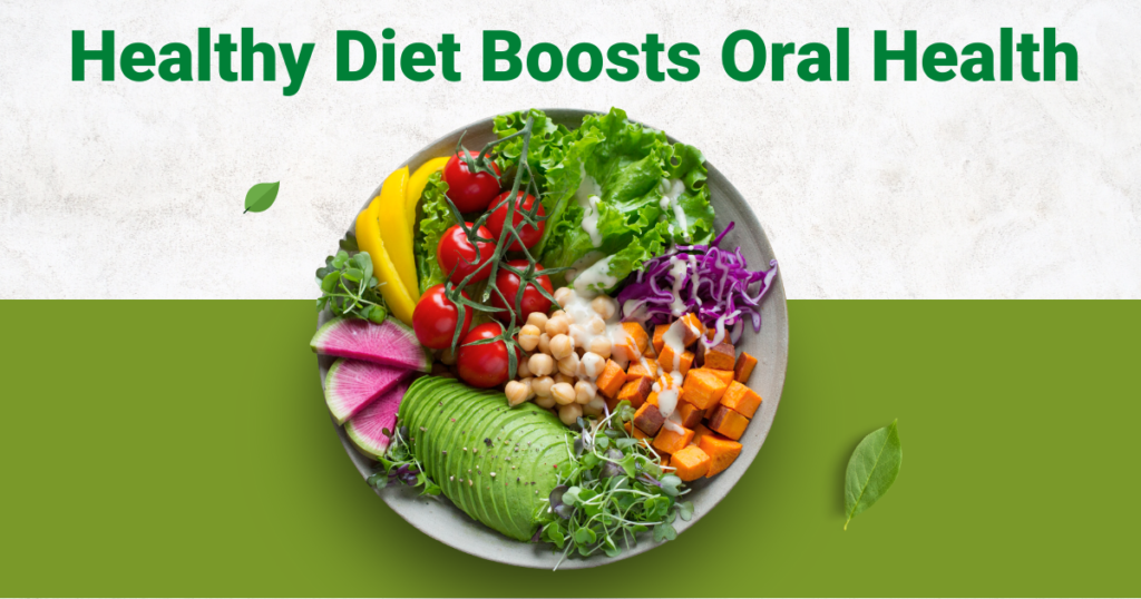 Healthy diet boosts oral health