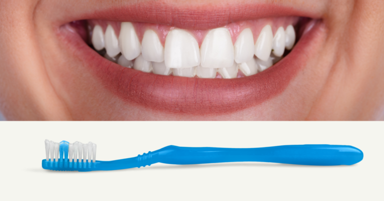 A toothbrush is key to a healthy smile.